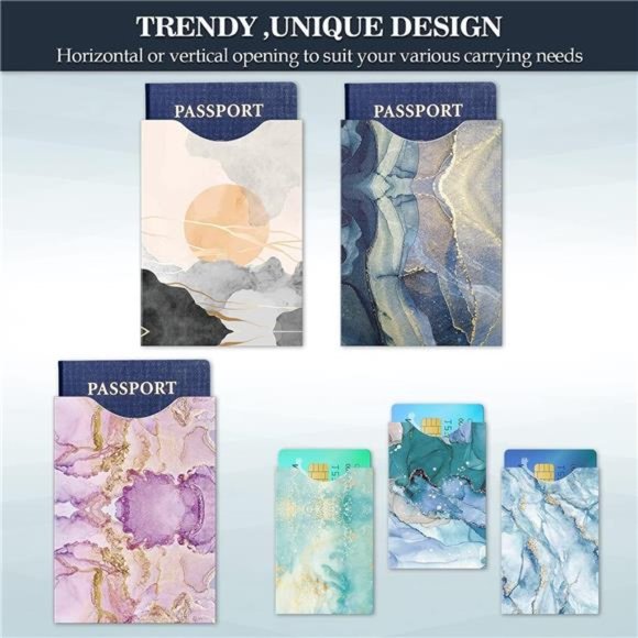 Set of 24RFID Blocking Sleeves Includes18 Credit Card Sleeves & 6Passport Sleeve - Picture 3 of 7